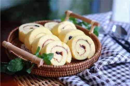 快手下午茶甜品—蓝莓卷