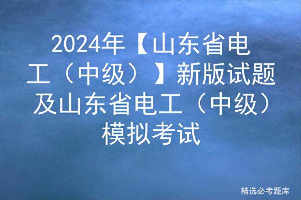 2024年【山东省电工（中级）】新版试题