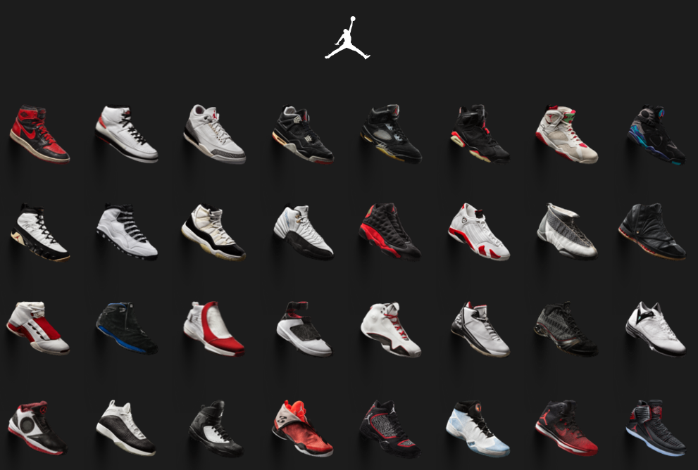 玩潮独家AJ系列全代盘点！看AJ1到AJ32飞人系列经历了哪些变化